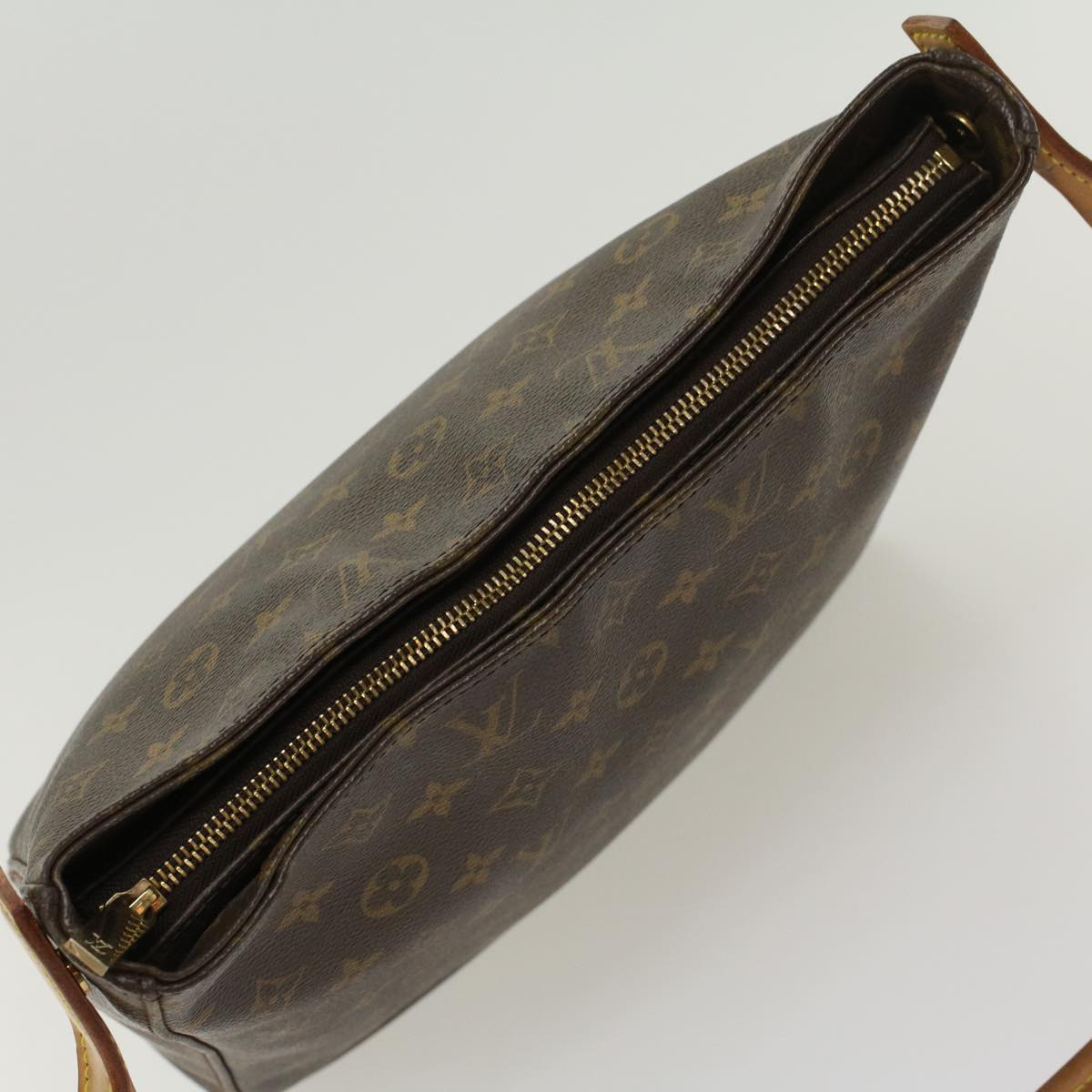 LOUIS VUITTON Monogram Looping GM Shoulder Bag M51145 LV Auth 42978