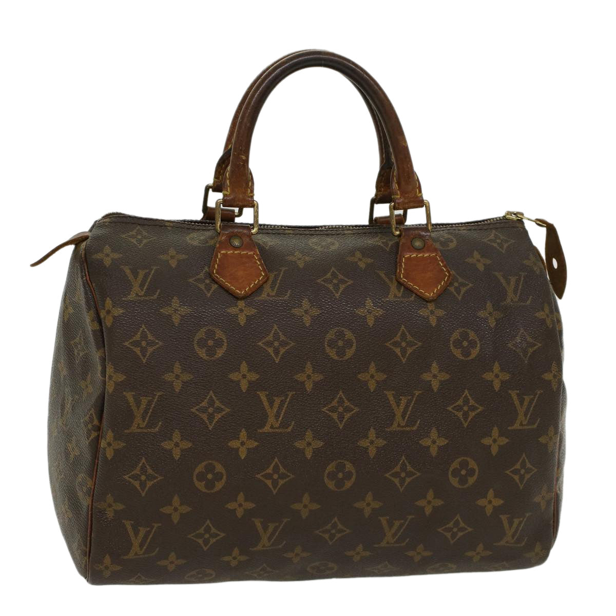 LOUIS VUITTON Monogram Speedy 30 Hand Bag M41526 LV Auth 42986