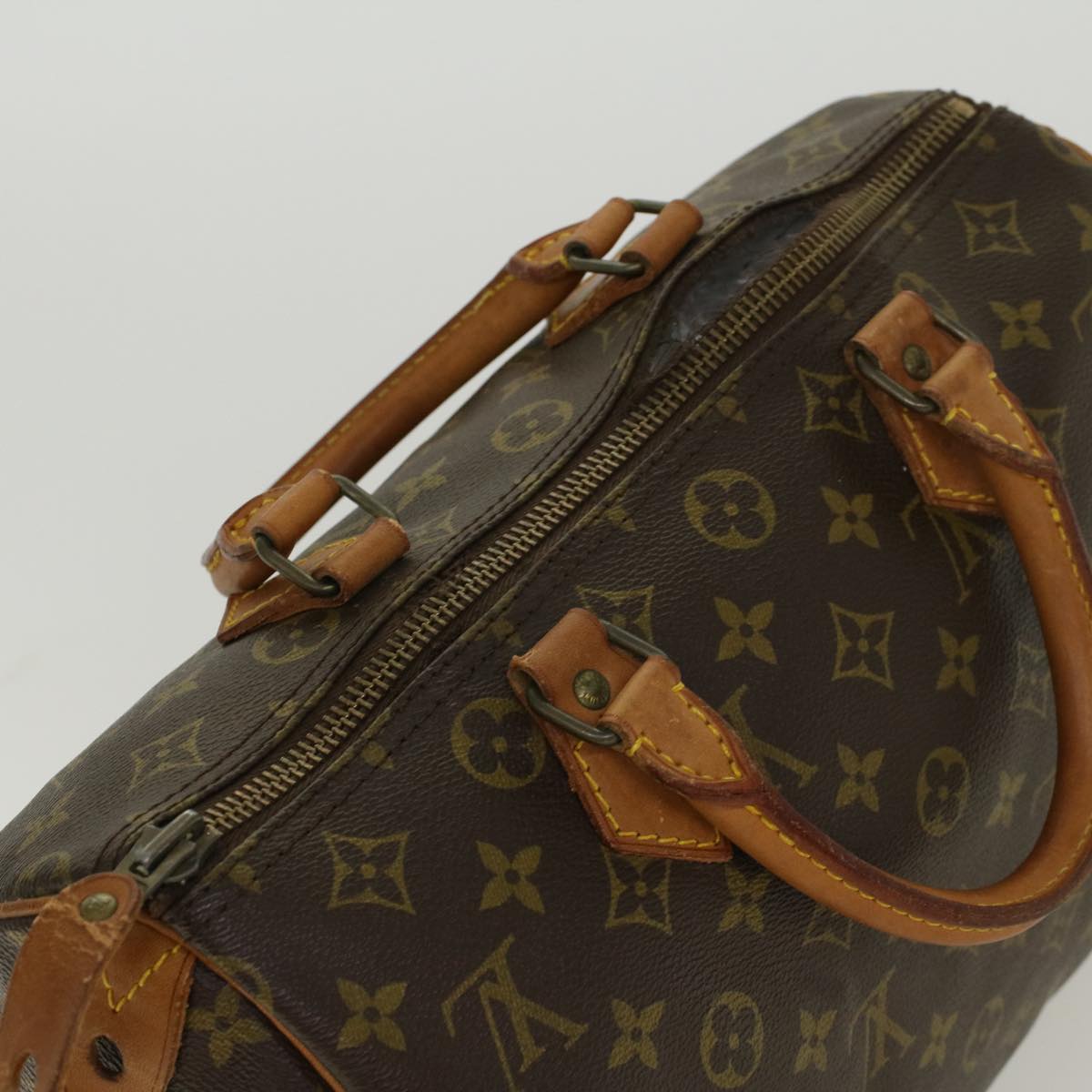 LOUIS VUITTON Monogram Speedy 30 Hand Bag M41526 LV Auth 42987