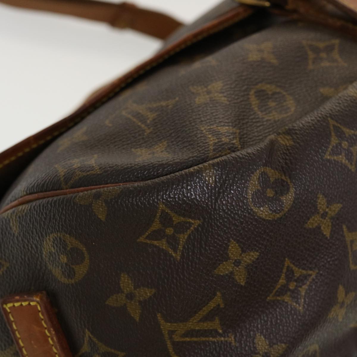 LOUIS VUITTON Monogram Saumur 35 Shoulder Bag M42254 LV Auth 42991