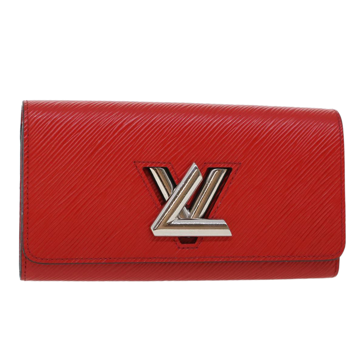 LOUIS VUITTON Epi Portefeuille Twist Long Wallet Coklico M61179 LV Auth 43005