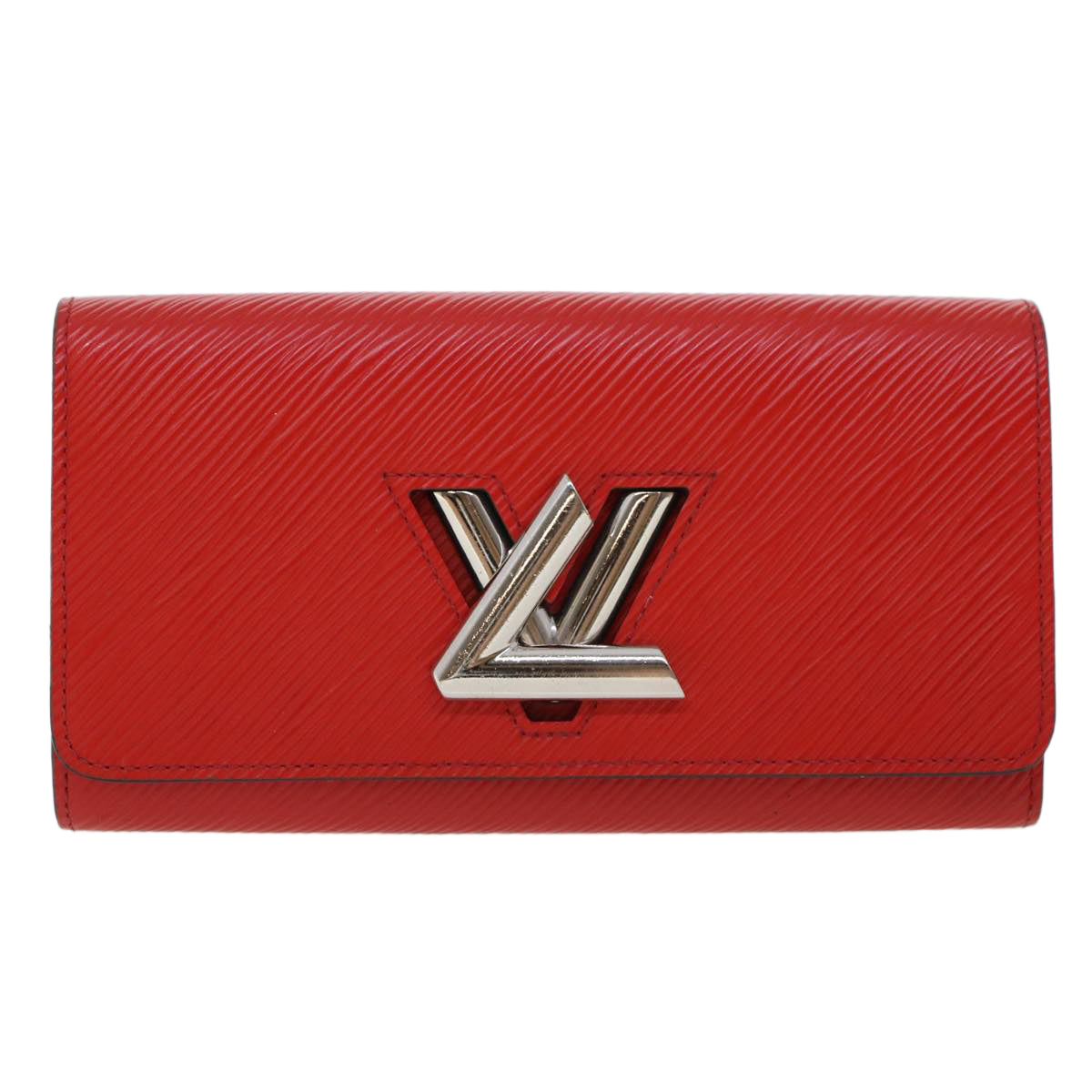 LOUIS VUITTON Epi Portefeuille Twist Long Wallet Coklico M61179 LV Auth 43005