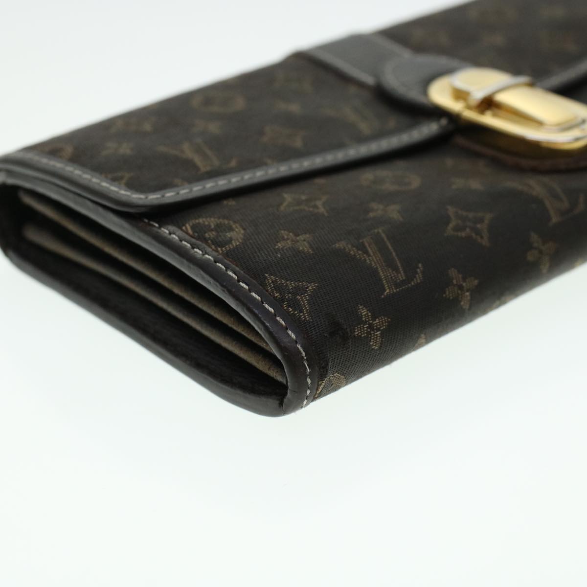 LOUIS VUITTON Monogram Idylle Portefeiulle Sarah Long Wallet Fuzan M63006 43028