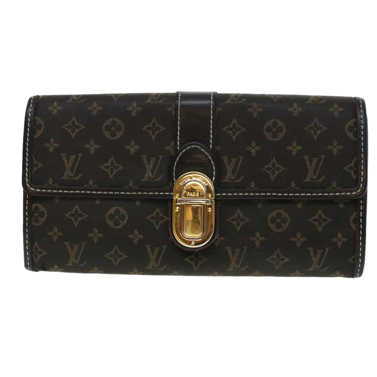 LOUIS VUITTON Monogram Idylle Portefeiulle Sarah Long Wallet Fuzan M63006 43028