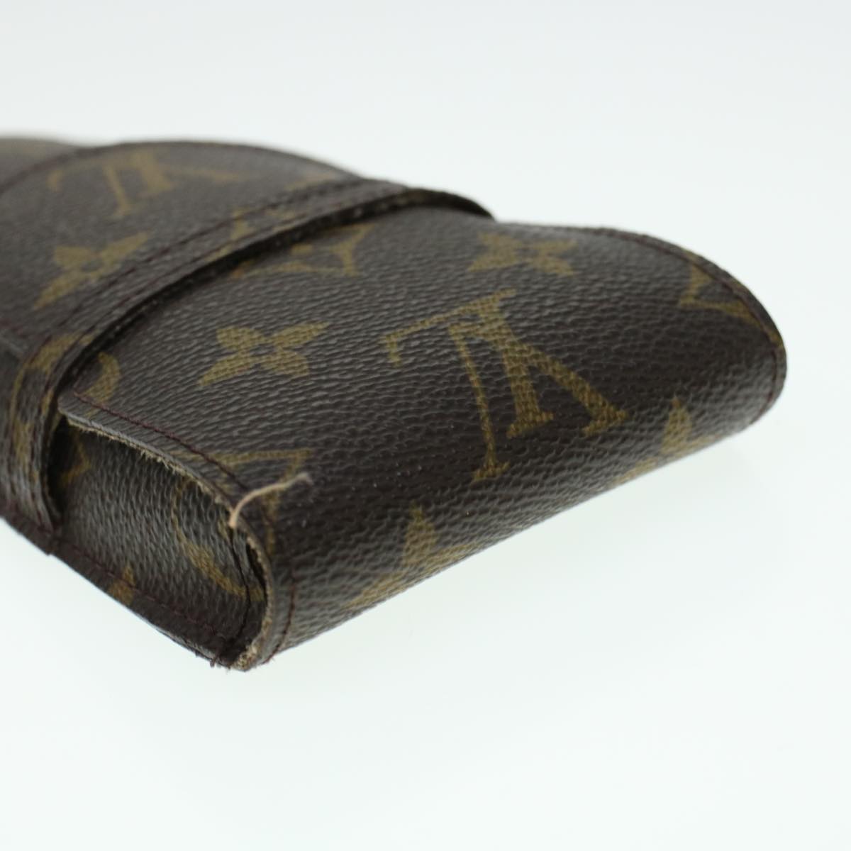 LOUIS VUITTON Monogram Etui Lunette Rabat Glasses Case M62970 LV Auth 43029