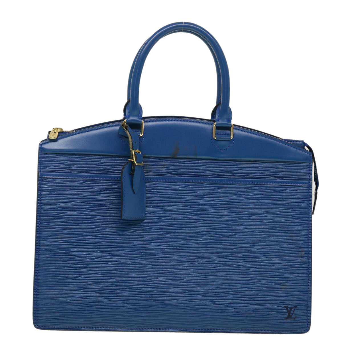 LOUIS VUITTON Epi Riviera Hand Bag Blue M48185 LV Auth 43030