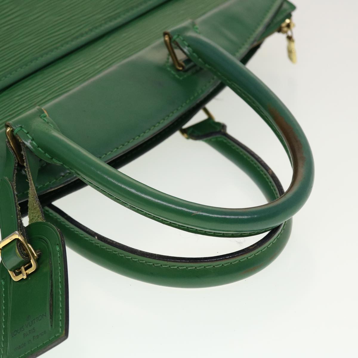 LOUIS VUITTON Epi Riviera Hand Bag Green M48184 LV Auth 43031