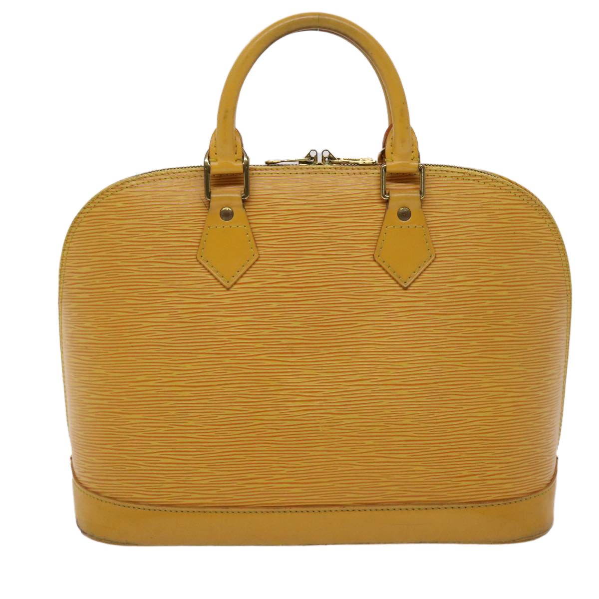 LOUIS VUITTON Epi Alma Hand Bag Tassili Yellow M52149 LV Auth 43033 - 0