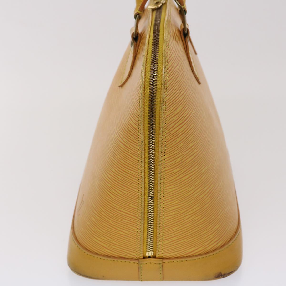 LOUIS VUITTON Epi Alma Hand Bag Tassili Yellow M52149 LV Auth 43033