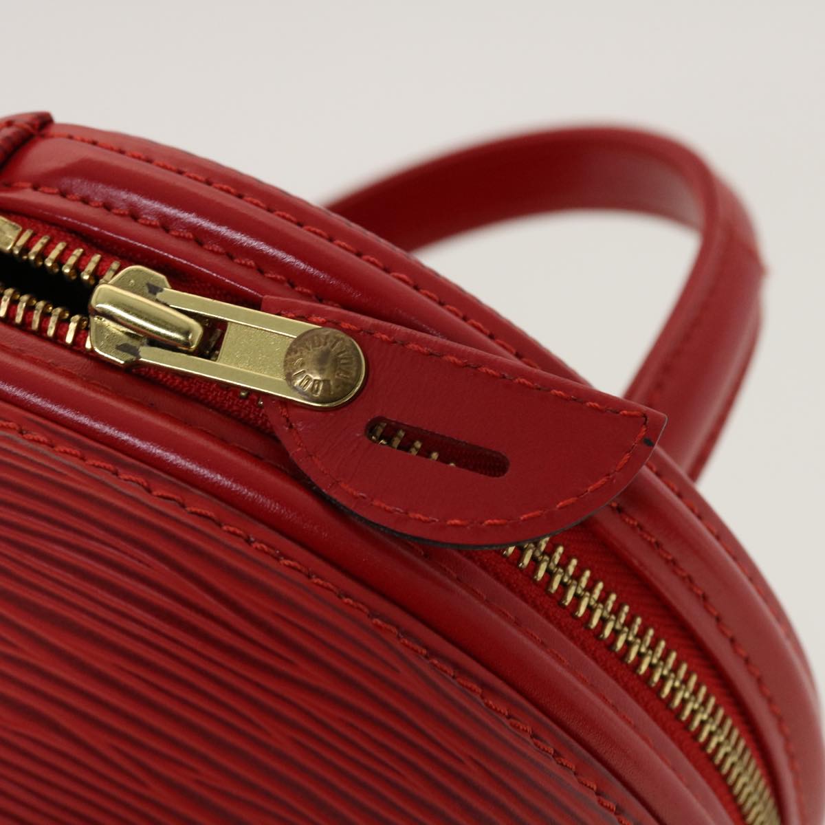 LOUIS VUITTON Epi Cannes Hand Bag Red M48037 LV Auth 43037