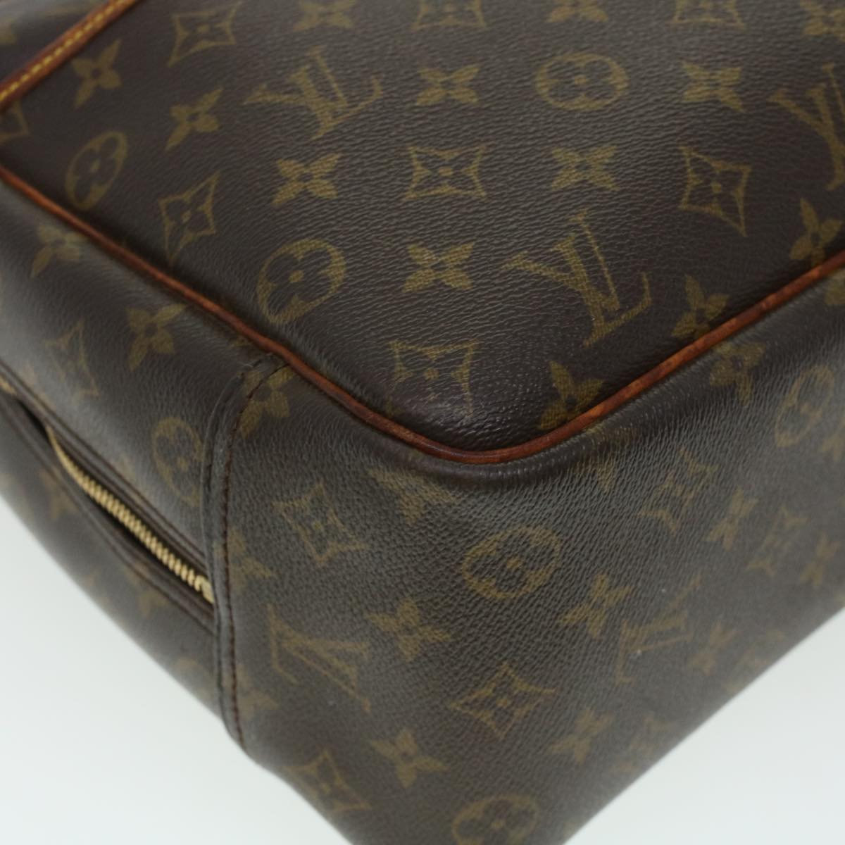 LOUIS VUITTON Monogram Deauville Hand Bag M47270 LV Auth 43050