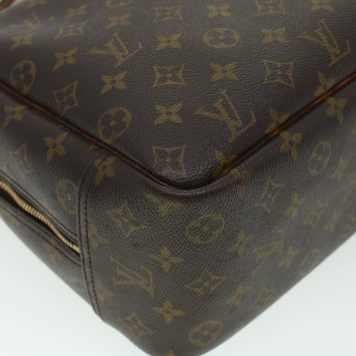 LOUIS VUITTON Monogram Deauville Hand Bag M47270 LV Auth 43050