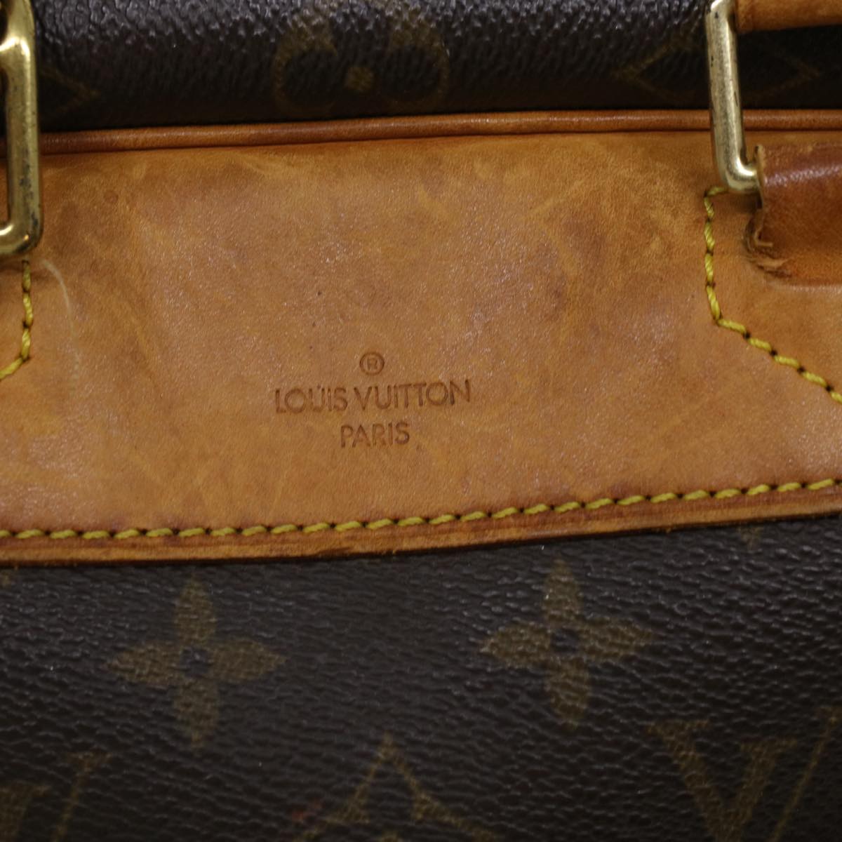 LOUIS VUITTON Monogram Deauville Hand Bag M47270 LV Auth 43050