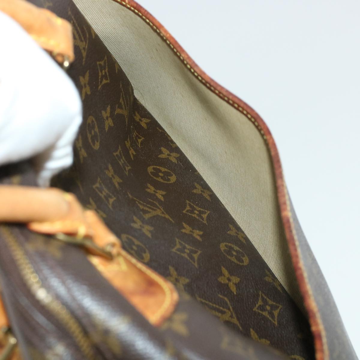 LOUIS VUITTON Monogram Deauville Hand Bag M47270 LV Auth 43050