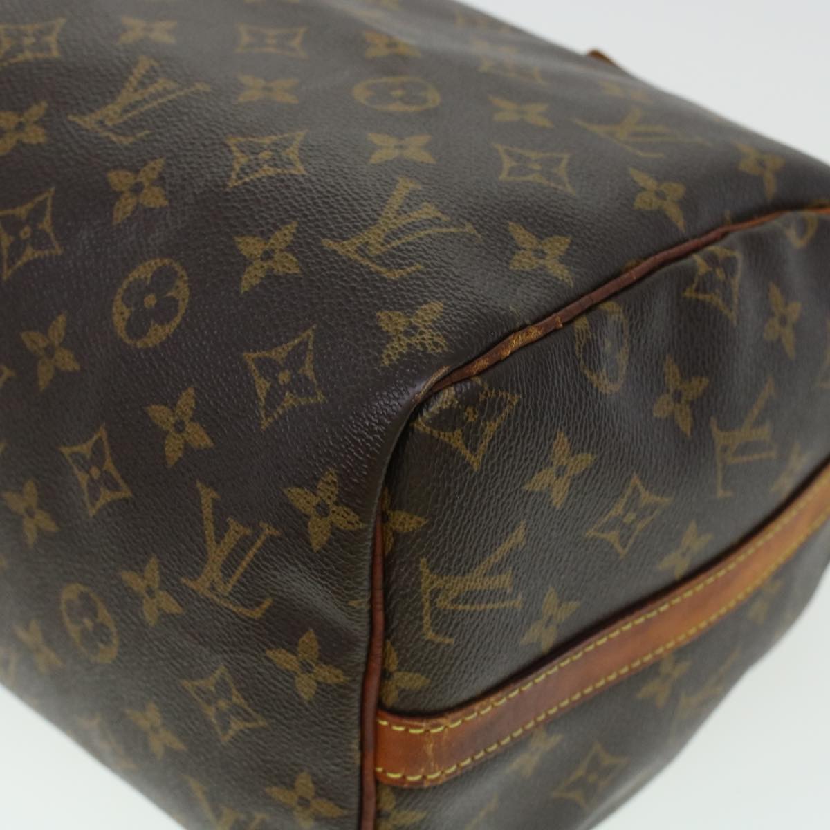 LOUIS VUITTON Monogram Speedy Bandouliere 30 Hand Bag 2way M40391 LV Auth 43058