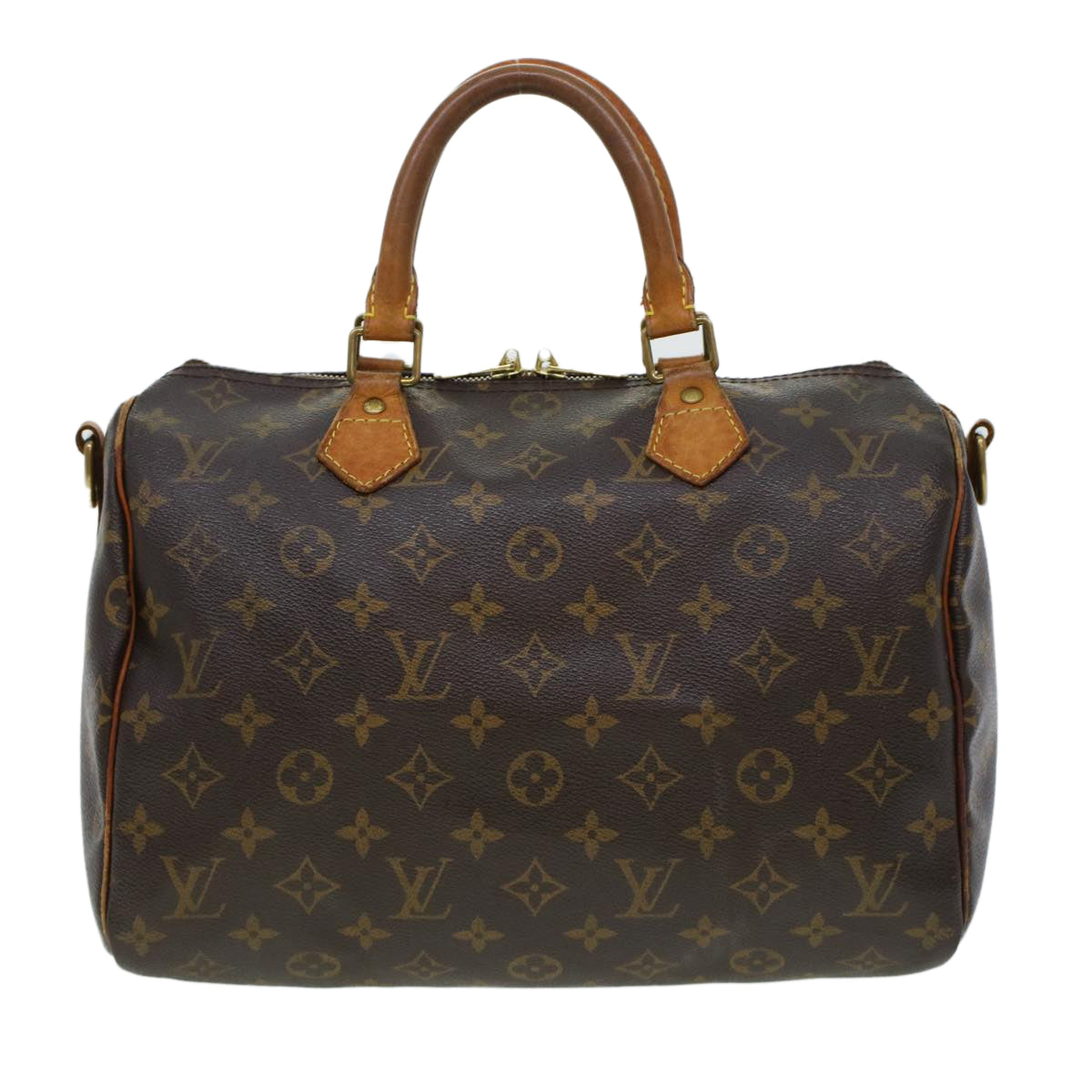 LOUIS VUITTON Monogram Speedy Bandouliere 30 Hand Bag 2way M40391 LV Auth 43058