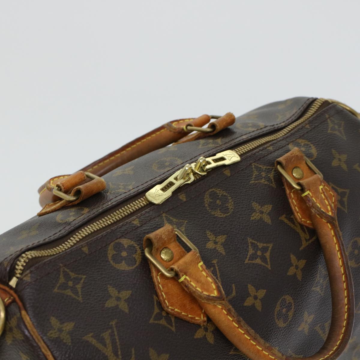 LOUIS VUITTON Monogram Speedy Bandouliere 30 Hand Bag 2way M40391 LV Auth 43058