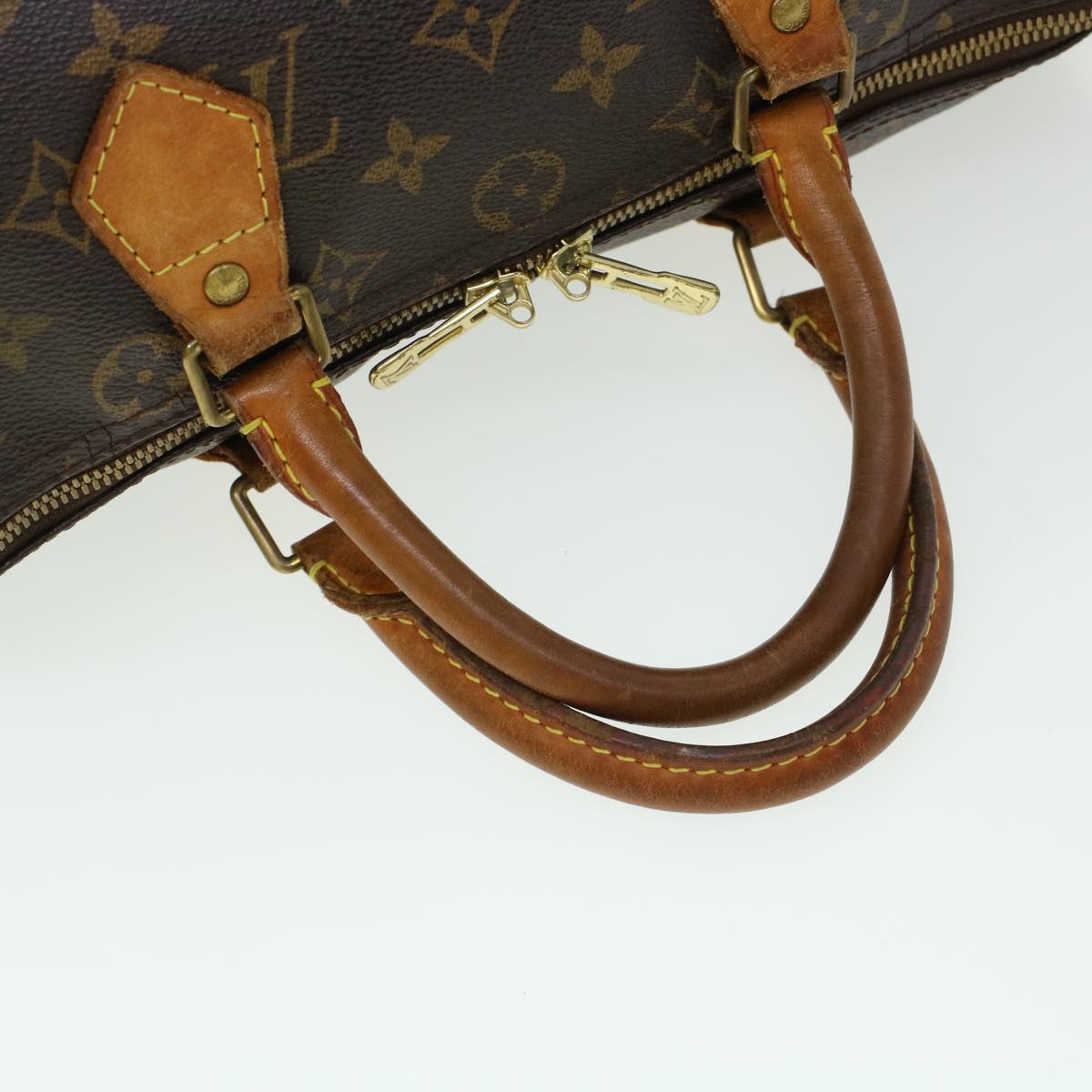 LOUIS VUITTON Monogram Speedy Bandouliere 30 Hand Bag 2way M40391 LV Auth 43058