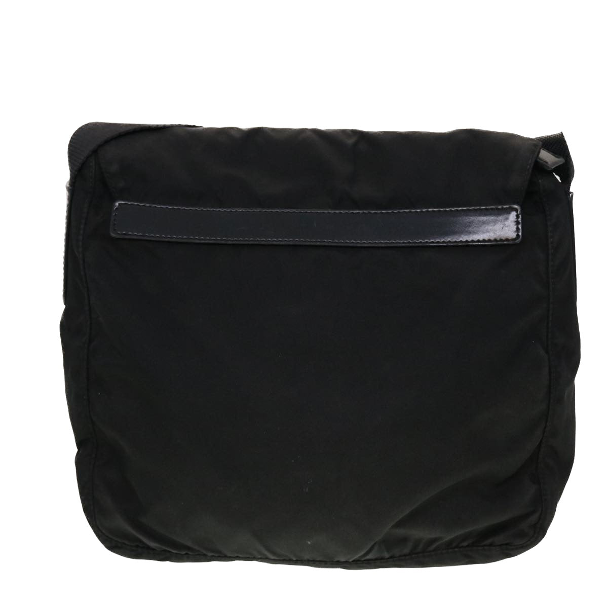 PRADA Shoulder Bag Nylon Black Auth 43191