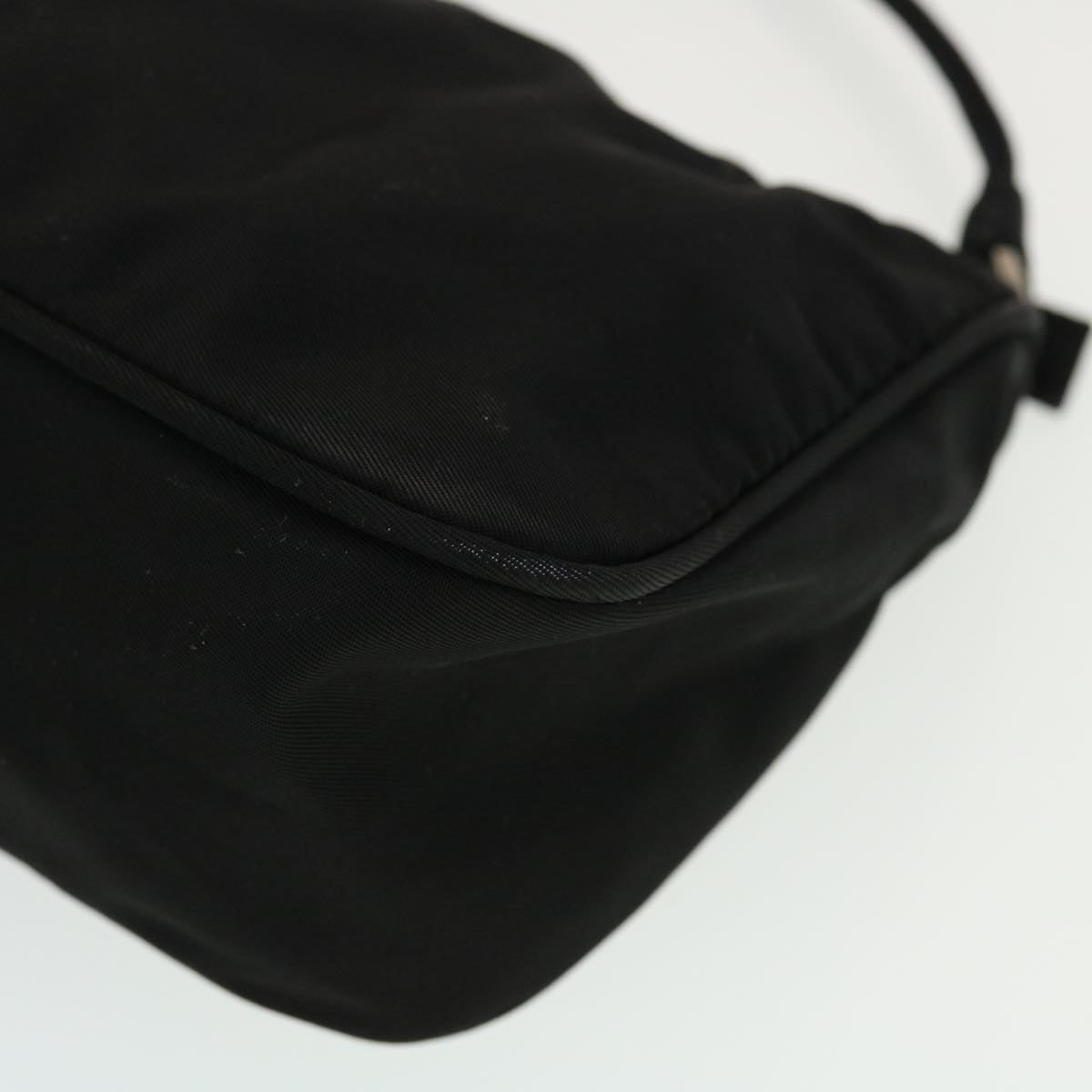 PRADA Accessory Pouch Nylon Black Auth 43219