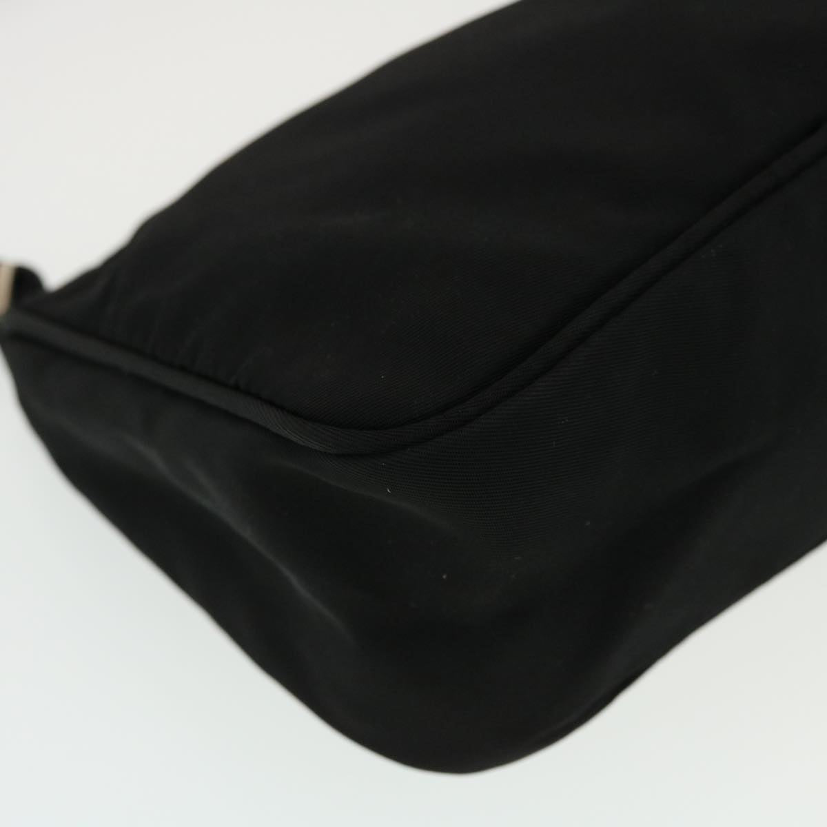 PRADA Accessory Pouch Nylon Black Auth 43219