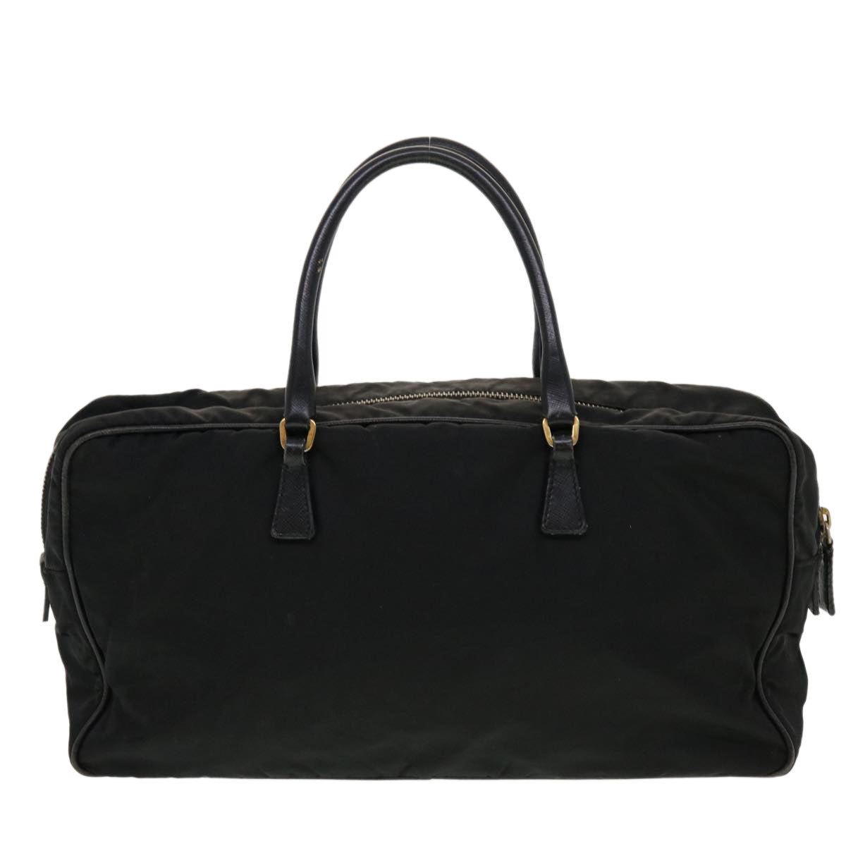 PRADA Hand Bag Nylon Black Auth 43229 - 0
