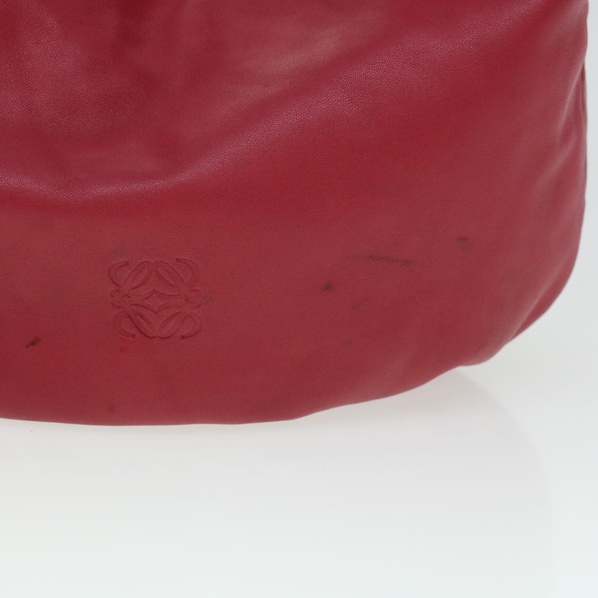 LOEWE Shoulder Bag Leather Red Auth 43268 - 0