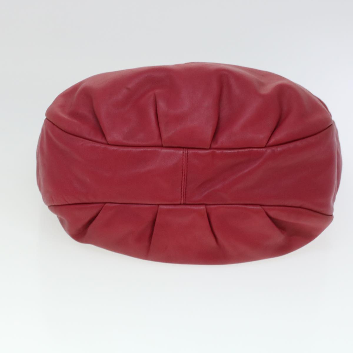 LOEWE Shoulder Bag Leather Red Auth 43268