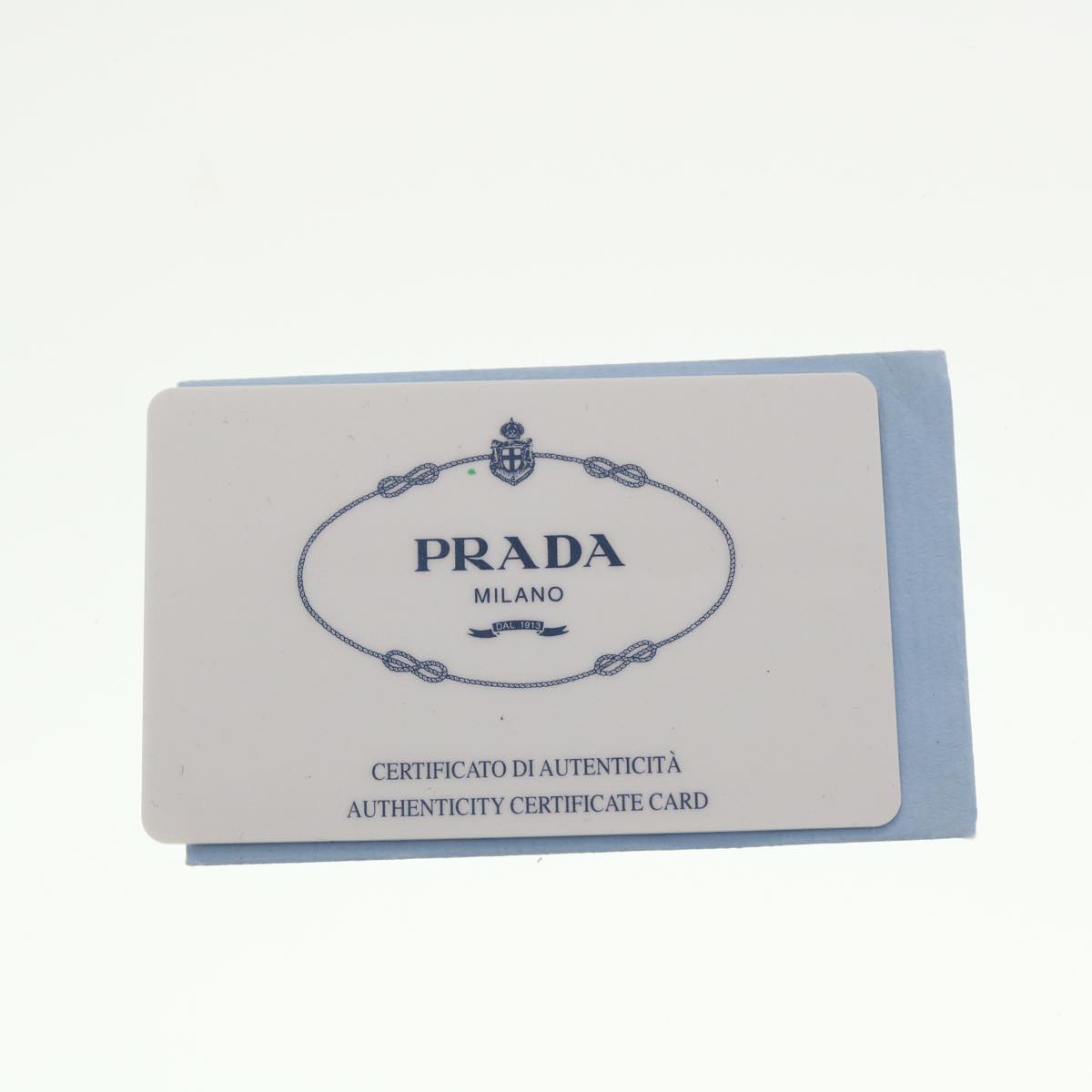 PRADA Chain Shoulder Bag Nylon Khaki Auth 43276