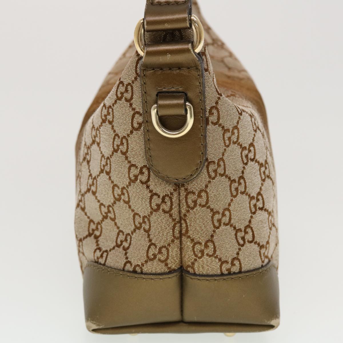 GUCCI GG Canvas Shoulder Bag Beige 269959 Auth 43302