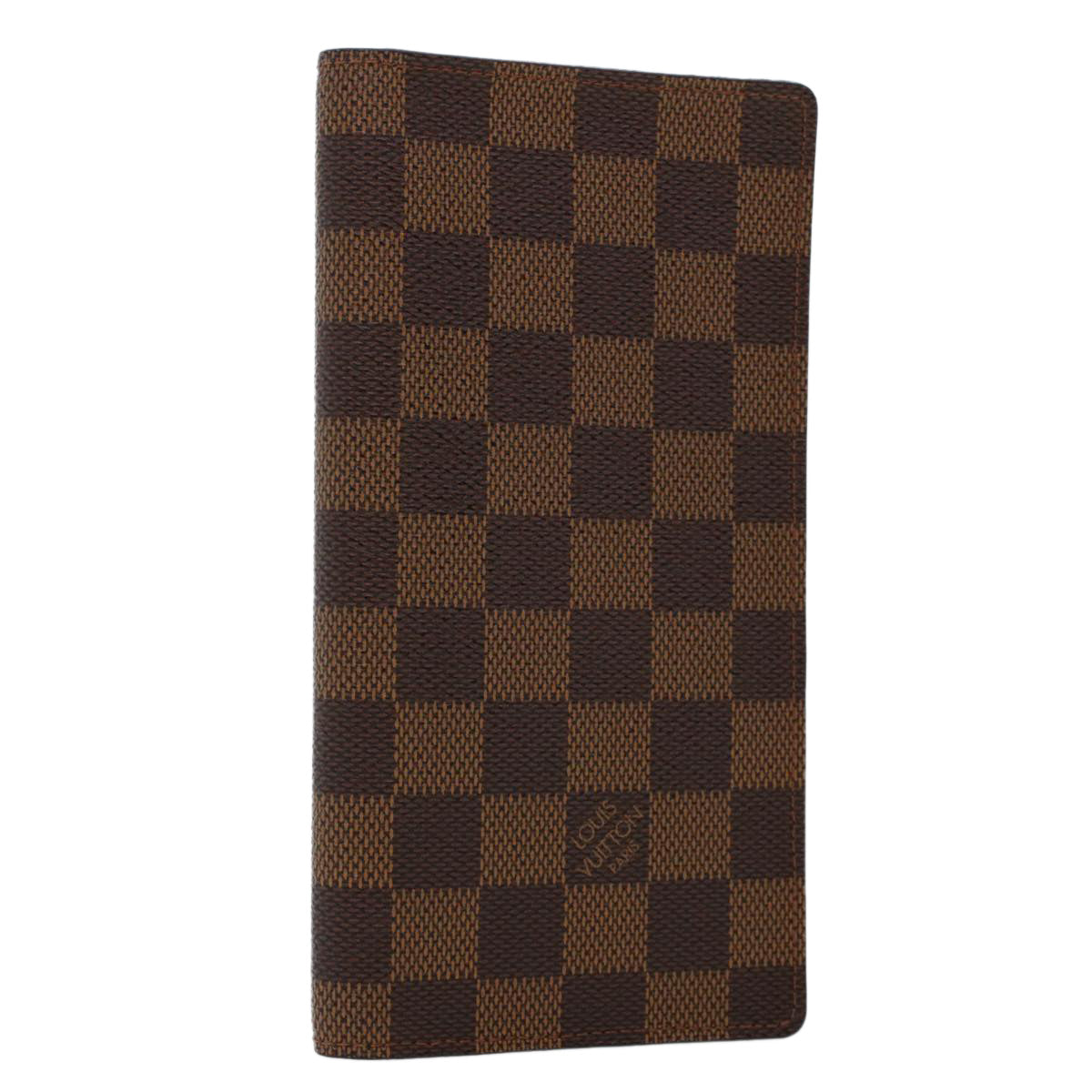 LOUIS VUITTON Damier Ebene Porte Valeurs Cartes Credit Billfold N61823 LV 43343