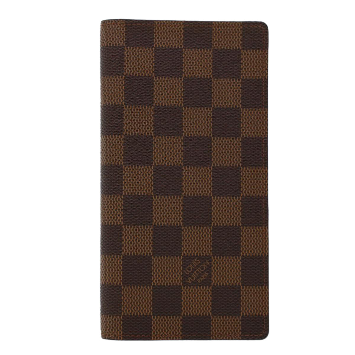 LOUIS VUITTON Damier Ebene Porte Valeurs Cartes Credit Billfold N61823 LV 43343