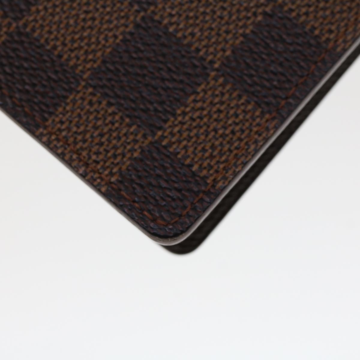 LOUIS VUITTON Damier Ebene Porte Valeurs Cartes Credit Billfold N61823 LV 43343