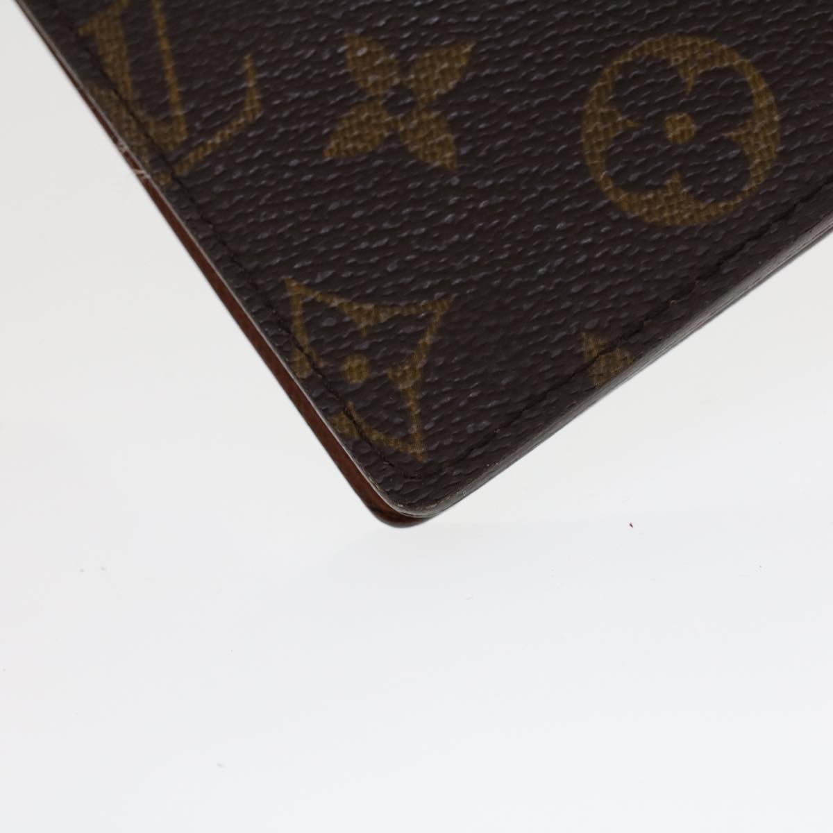 LOUIS VUITTON Monogram Porte Billets 10 Cartes Credit Wallet M60883 Auth 43345