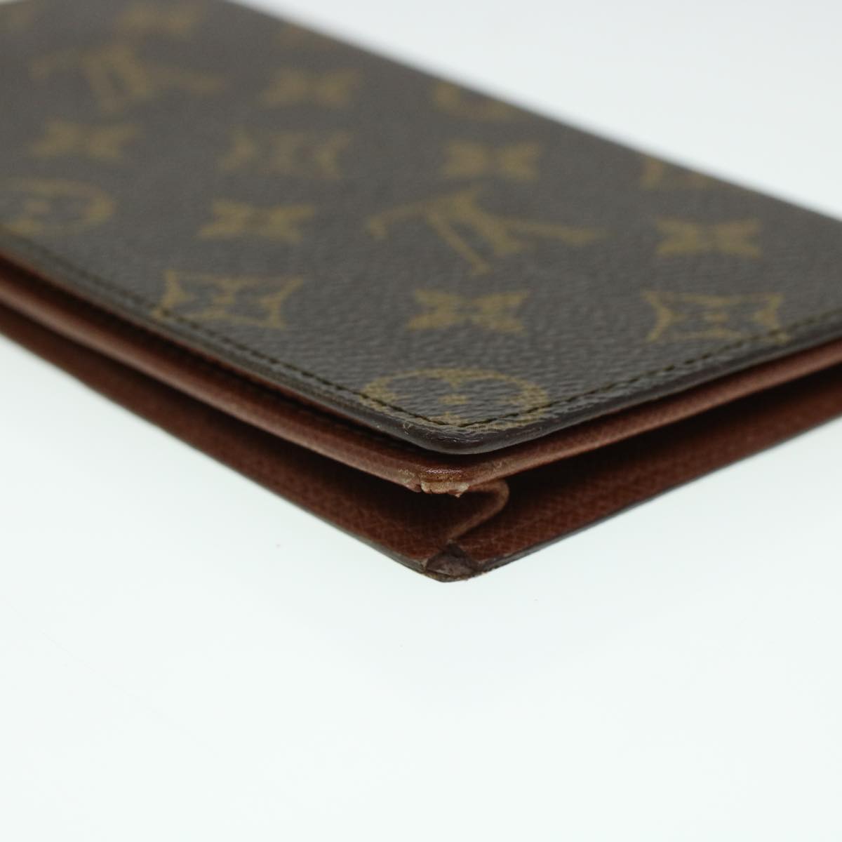 LOUIS VUITTON Monogram Porte Cartes Credit Yen Billfold Wallet M60825 LV 43347