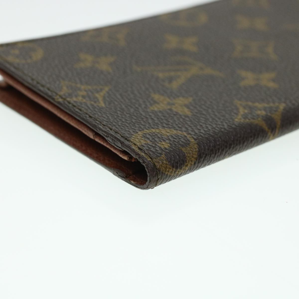 LOUIS VUITTON Monogram Porte Cartes Credit Yen Billfold Wallet M60825 LV 43347