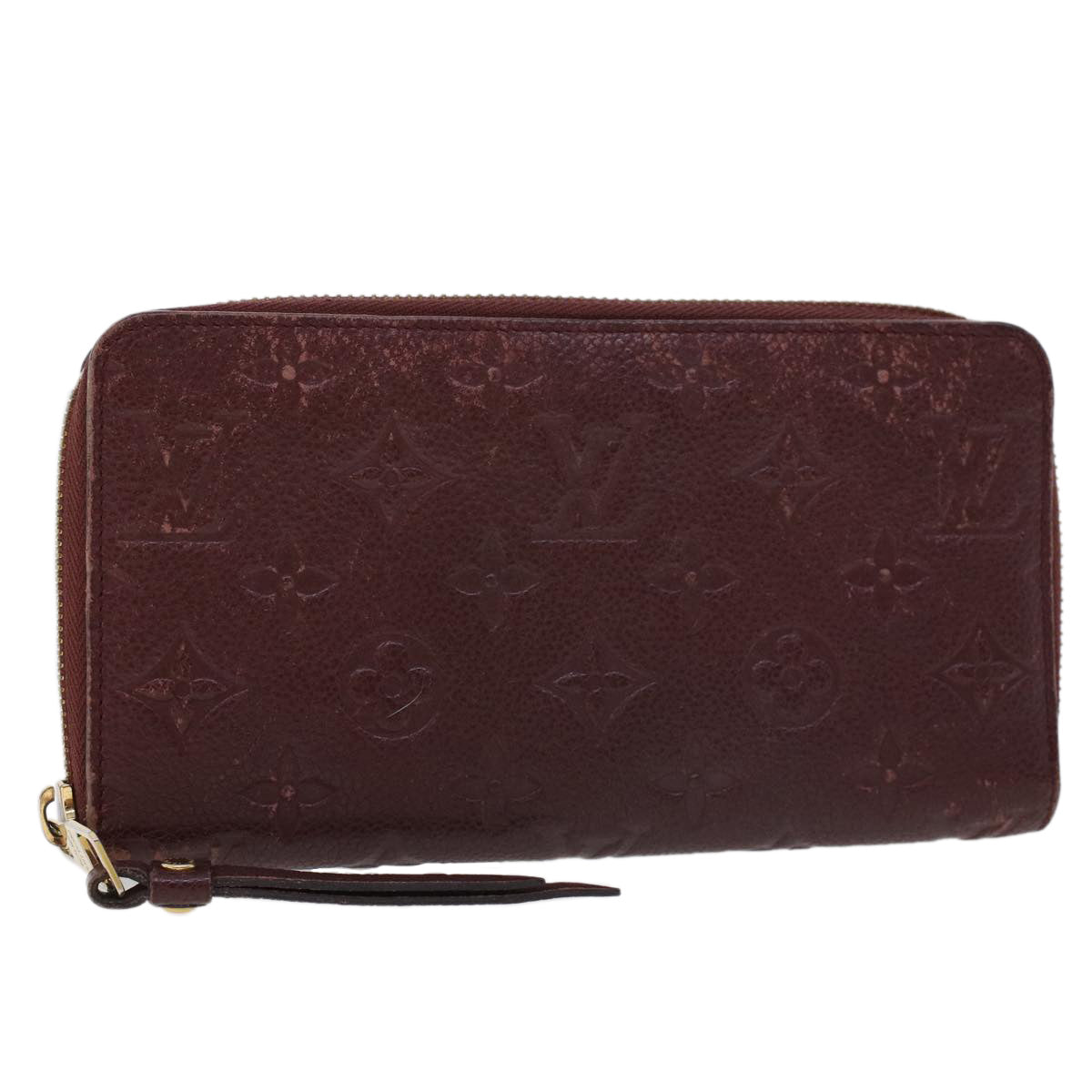 LOUIS VUITTON Empreinte Portefeuille Secret Ron Wallet Wine Red M60359 LV 43354