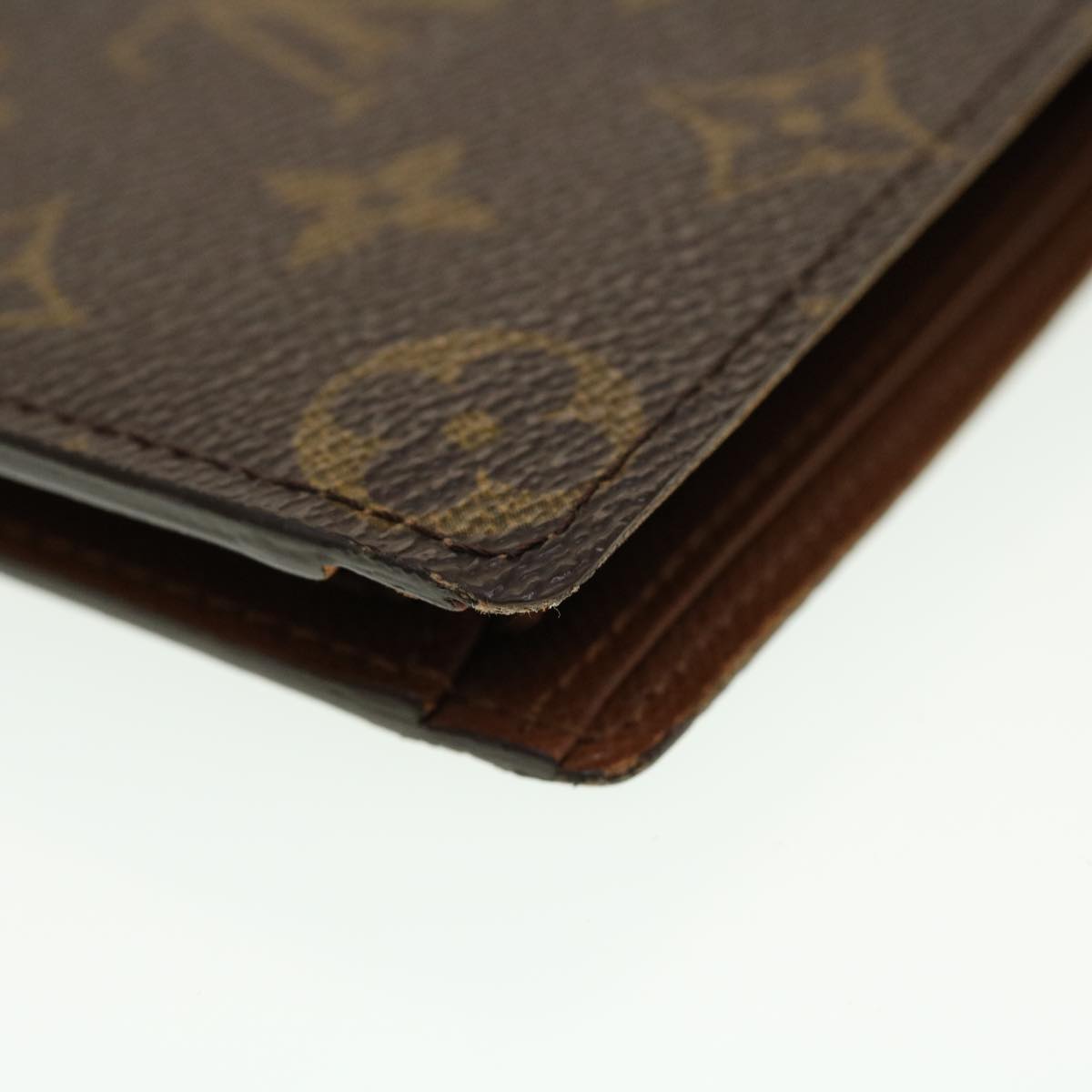 LOUIS VUITTON Monogram Portefeuille Marco Bifold Wallet M61675 LV Auth 43356