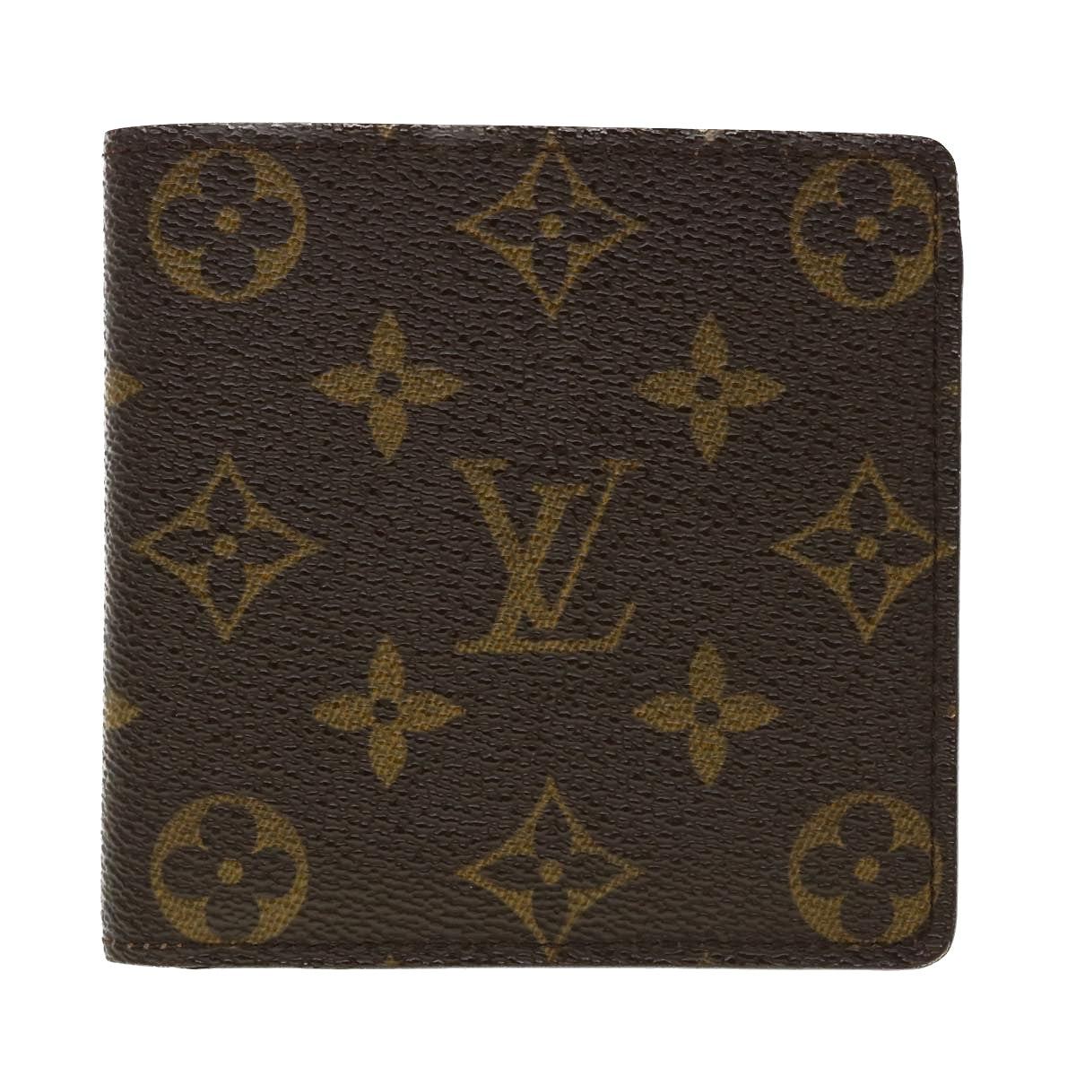 LOUIS VUITTON Monogram Portefeuille Marco Bifold Wallet M61675 LV Auth 43356