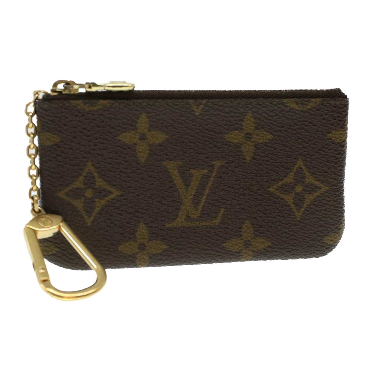 LOUIS VUITTON Monogram Pochette Cles Coin Purse M62650 LV Auth 43358