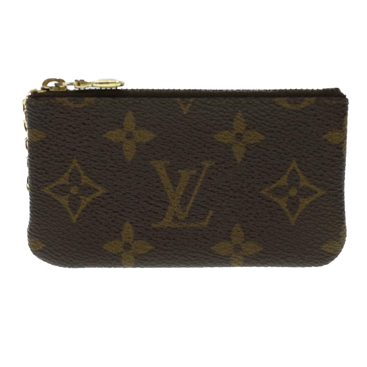 LOUIS VUITTON Monogram Pochette Cles Coin Purse M62650 LV Auth 43358