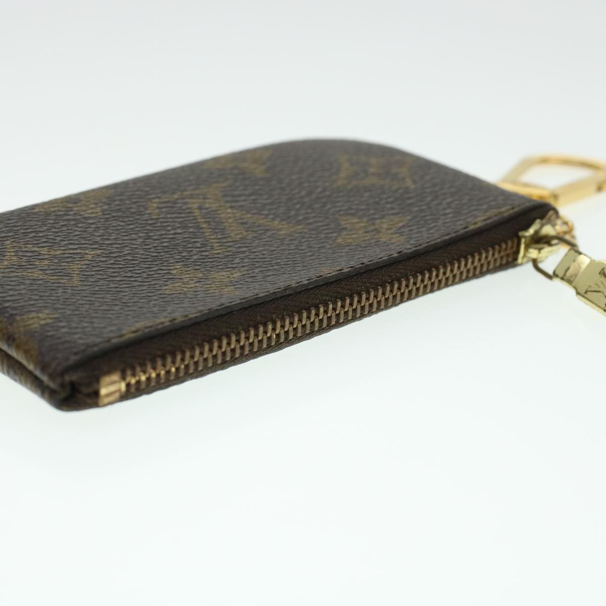 LOUIS VUITTON Monogram Pochette Cles Coin Purse M62650 LV Auth 43358