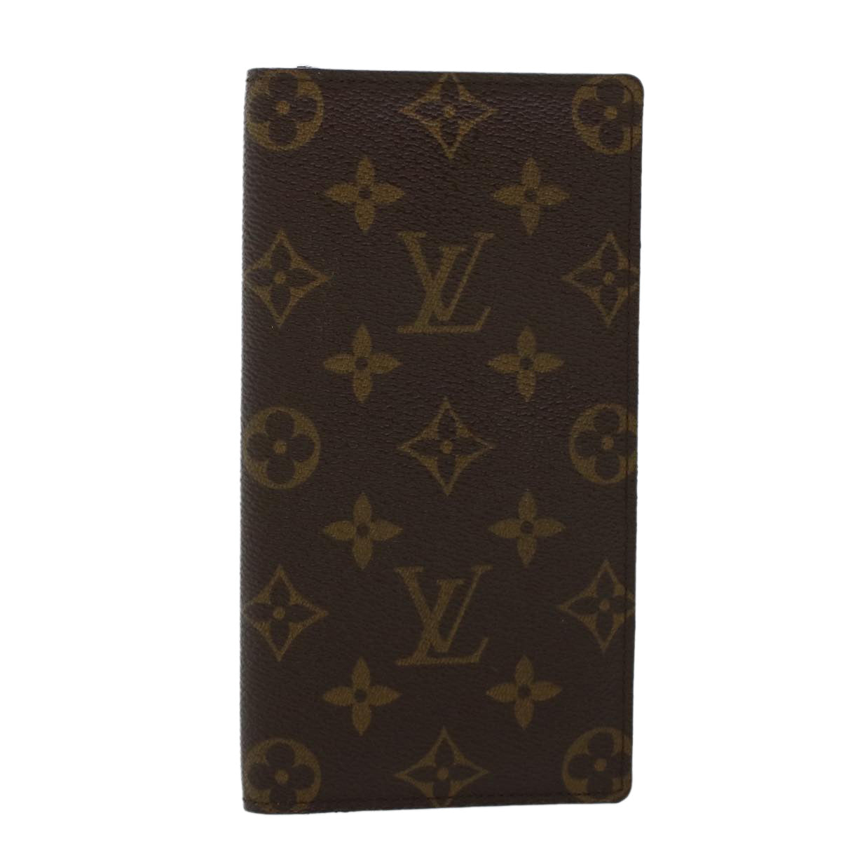 LOUIS VUITTON Monogram Porte Valeurs Cartes Credit Wallet M61823 LV Auth 43359