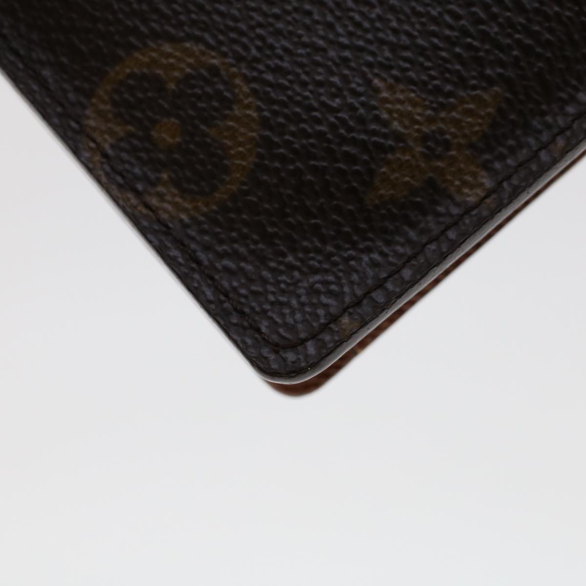 LOUIS VUITTON Monogram Porte Valeurs Cartes Credit Wallet M61823 LV Auth 43359