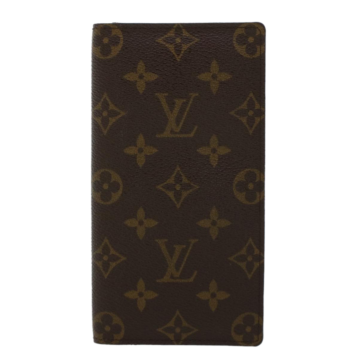 LOUIS VUITTON Monogram Porte Valeurs Cartes Credit Wallet M61823 LV Auth 43359