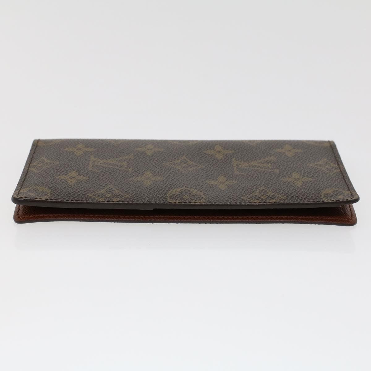 LOUIS VUITTON Monogram Porte Valeurs Cartes Credit Wallet M61823 LV Auth 43359