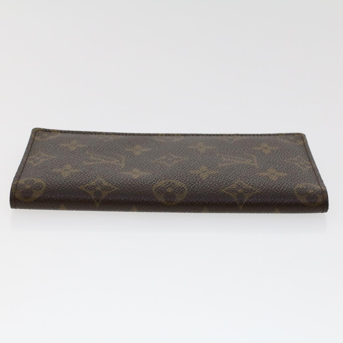 LOUIS VUITTON Monogram Porte Valeurs Cartes Credit Wallet M61823 LV Auth 43359