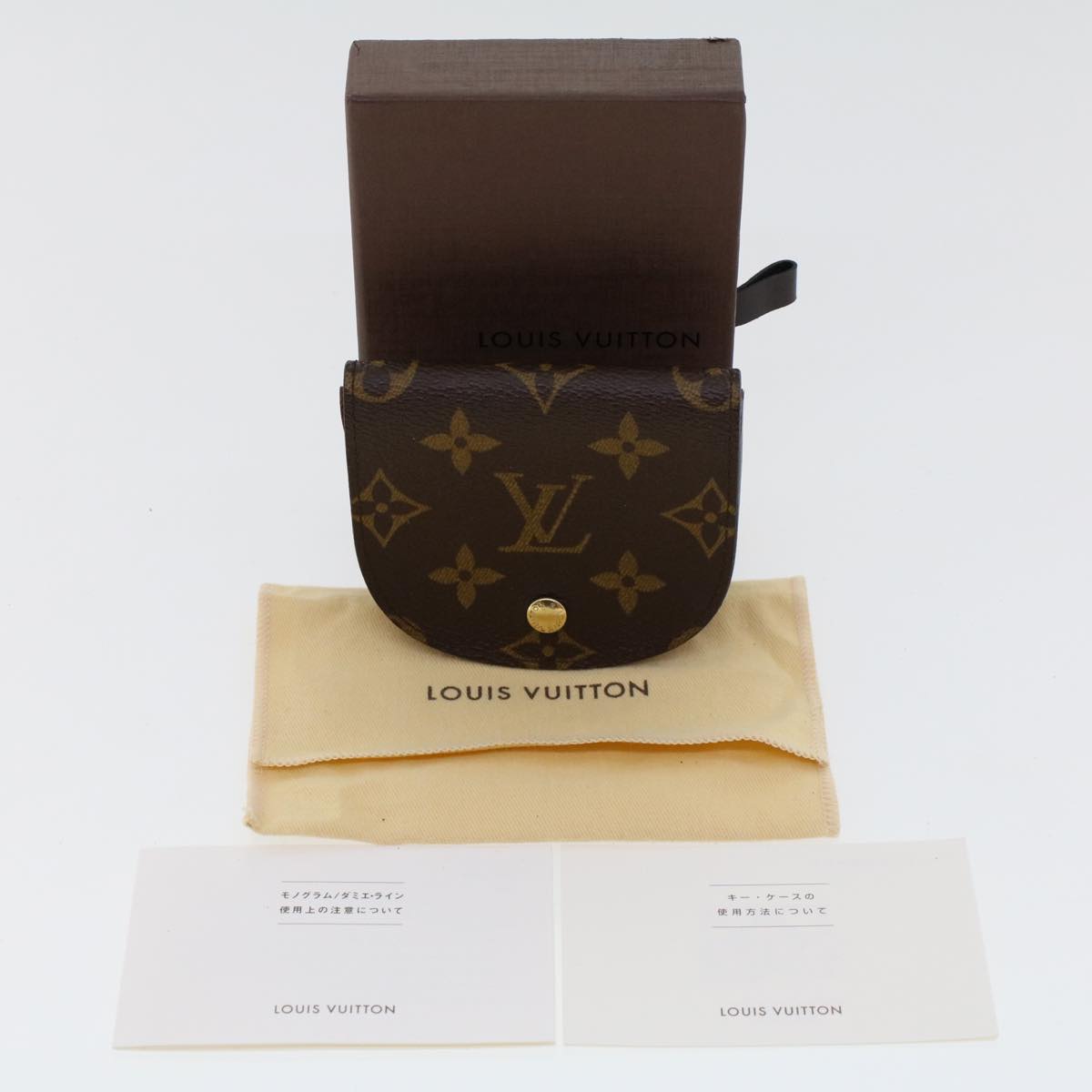 LOUIS VUITTON Monogram Porte Monnaie Guze Coin Purse M61970 LV Auth 43361