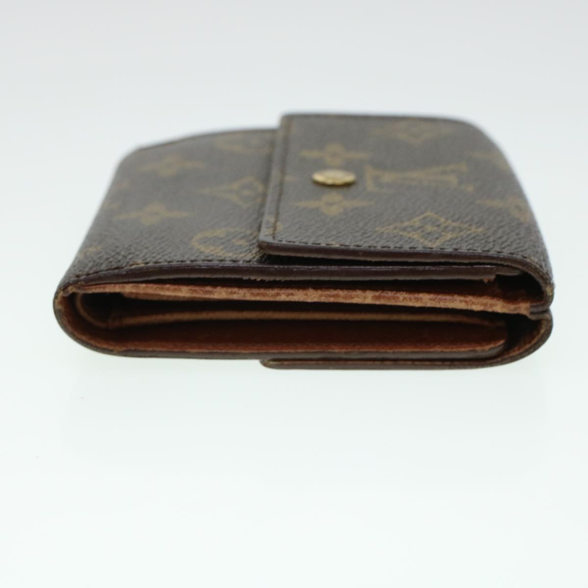 LOUIS VUITTON Monogram Porte Monnaie Bier Cartes Crdit Wallet M61652 Auth 43366