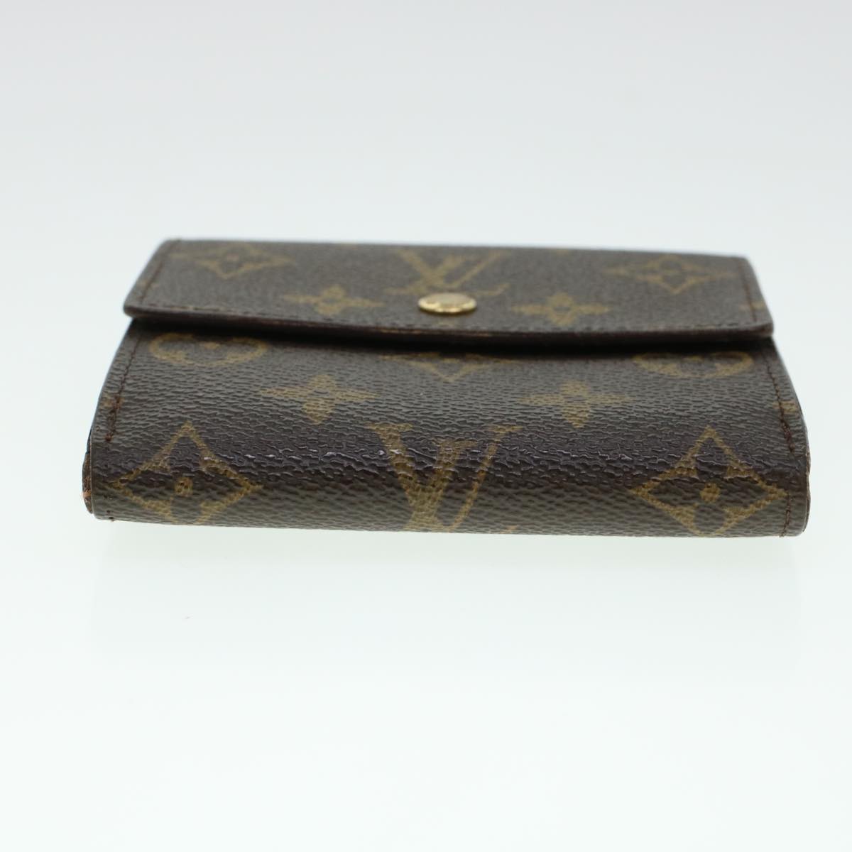 LOUIS VUITTON Monogram Porte Monnaie Bier Cartes Crdit Wallet M61652 Auth 43366